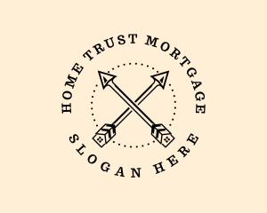 Mortgage - Arrow House Realty logo design