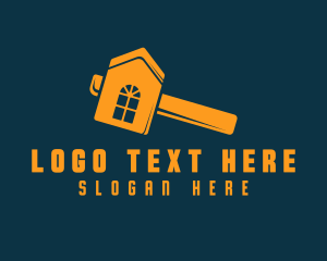Tools - Orange Hammer House logo design