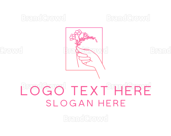 Floral Hand Bloom Logo