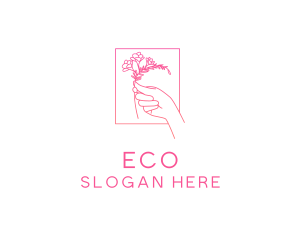 Floral Hand Bloom Logo