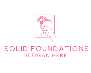 Floral Hand Bloom Logo