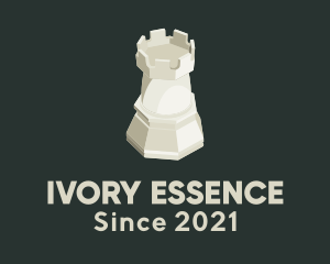 Rook Chess Tower logo design