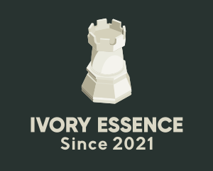 Ivory - Rook Chess Tower logo design