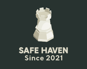 Rook Chess Tower logo design