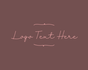 Customize - Classy Handwritten Business logo design