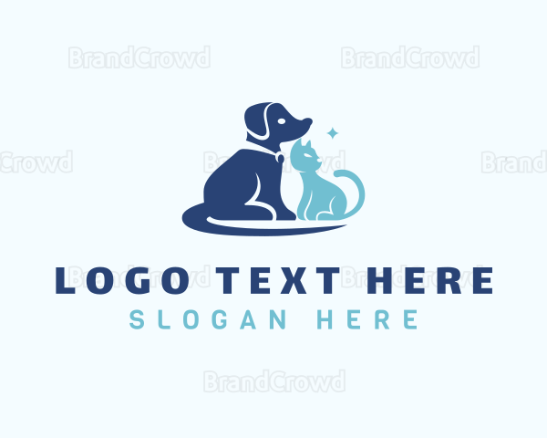 Dog & Kitten Veterinary Logo