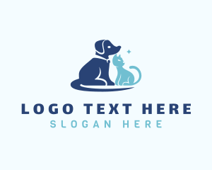 Siamese - Dog & Kitten Veterinary logo design