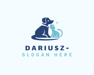 Dog & Kitten Veterinary Logo