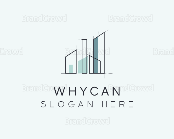 House Builder Structure Logo