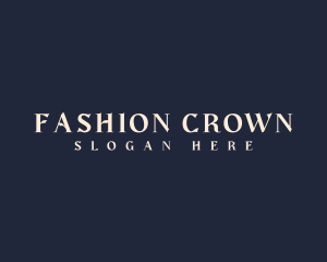 Generic Feminine Fashion logo design