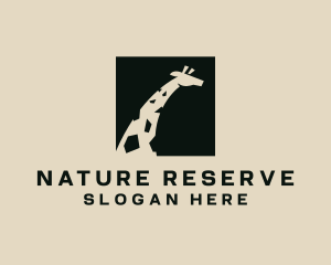 Reserve - Giraffe Wildlife Safari logo design