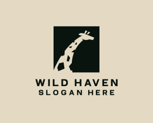 Fauna - Giraffe Wildlife Safari logo design
