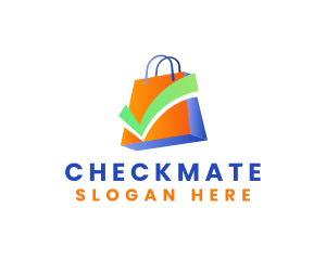 Online Shopping Checkout logo design