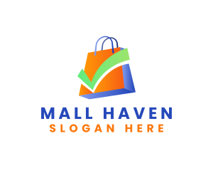 Online Shopping Checkout logo design