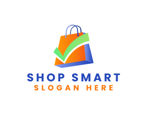 Online Shopping Checkout logo design