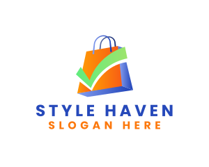 Online Shopping Checkout logo design