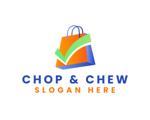 Online Shopping Checkout logo design