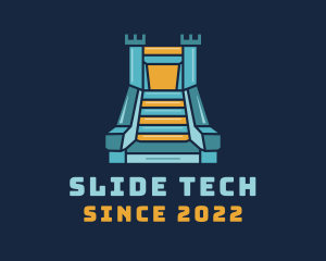 Slide - Bouncy Kiddie Slide logo design