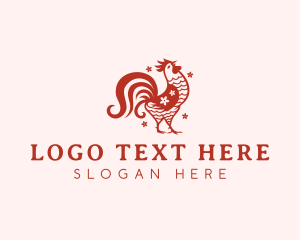 Zodiac - Rooster Chinese Zodiac logo design