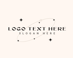 Wordmark - Luxury Star Orbit logo design