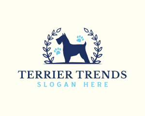 Terrier - Pet Dog Grooming Laurel logo design