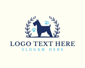 Treat - Pet Dog Grooming Laurel logo design