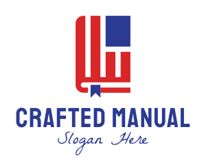 Manual - American Library Book logo design