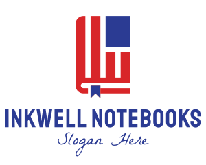 Notebook - American Library Book logo design