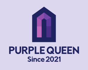 Purple House Mosaic  logo design