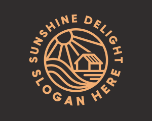 Sunshine House Realty logo design