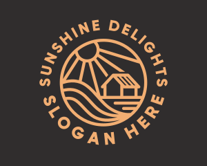 Sunshine - Sunshine House Realty logo design