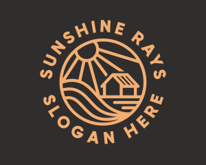 Sunshine House Realty logo design