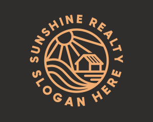 Sunshine House Realty logo design