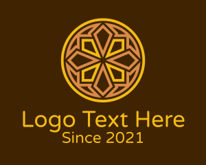Relic - Geometric Mayan Ornament logo design