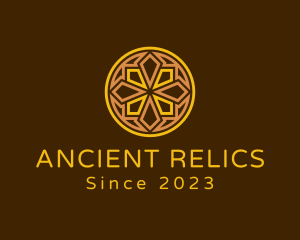 Artifact - Geometric Mayan Ornament logo design