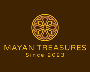 Mayan - Geometric Mayan Ornament logo design