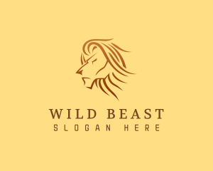 Wild Beast Lion logo design