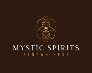 Mystic Eye Hands logo design