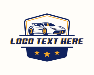 Rideshare - Car Racing Motorsport logo design