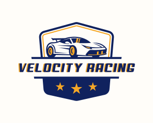 Car Racing Motorsport logo design