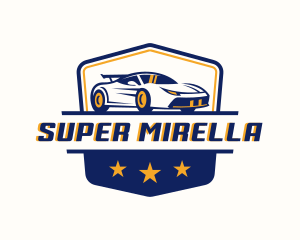 Car Racing Motorsport logo design