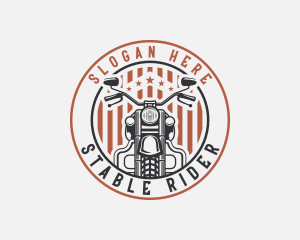 Motorbike Motocross Rider logo design