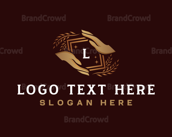 Elegant Hand Beauty Logo