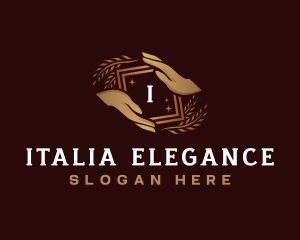 Elegant Hand Beauty logo design