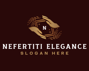 Elegant Hand Beauty logo design