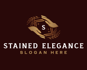 Elegant Hand Beauty logo design