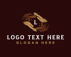 Laurel - Elegant Hand Beauty logo design