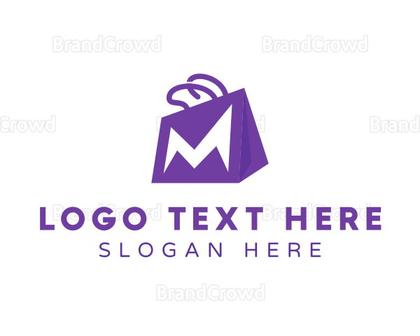 Letter M Bag Logo