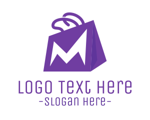 Purse - Letter M Bag logo design