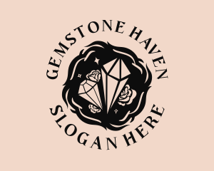 Gems - Deluxe Jewelry Rose logo design